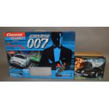 James Bond 007 Scalextric Die Another Day by Carrerra, this lot also includes Quantum Of Solace