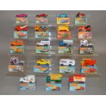 19 Matchbox 1-75 series models from the Superfast range in card box packaging. (19) [NO  RESERVE]