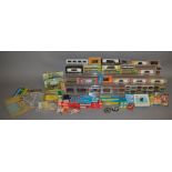 N/HO/HOe Gauge. A good quantity of Model Railway items, mostly boxed and bagged including N