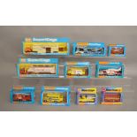 10 Matchbox models from the 'SuperKings' range, all in various styles of  window box packaging,
