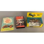 Chitty Chitty Bang Bang: Corgi Toys 266 with original box, VHS Video, and Ian Fleming's Chitty