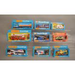 8 Matchbox models from the 'SuperKings' range, all in window box packaging, including K-39 Snorkel