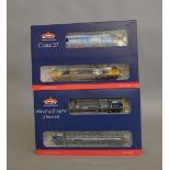 OO Gauge. 2 Bachmann DCC '2 Piece Sets', 32-381T Class 37 and 31-576DC Windhoff MPV Network Rail,