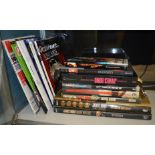 A collection of James Bond 007 books and magazines, which includes; James Bond Movie posters, The