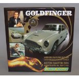 12 James Bond Scalextric diecast models, Goldfinger 007 Aston Martin DB5 contained in 1 trade box (