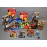A mixed group of James Bond 007 related Action Figures, mostly in original packaging,  including a