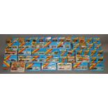 28 Matchbox models from their 1-75 Series 'Superfast' range, mostly in blue window box packaging
