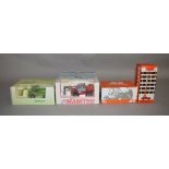 4 construction diecast models by JLG, Merlo etc (4).