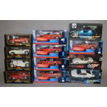 12 assorted  diecast models mostly James Bond related 1:18 scale (12). [NO RESERVE]