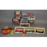 A mixed lot of diecast which includes Corgi, EFE, Matchbox etc.