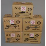 450 James Bond 007 Shell Promotional diecast models, contained over 10 trade boxes and including 4