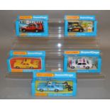 5 Matchbox  models from the 'SuperKings' range, all in window box packaging, including K- 78, 79,