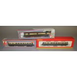 OO Gauge. 3 GWR Railcars, Hornby R2524A DCC Ready Railcar No. 24 and two by Lima, 205132 MWG Railcar