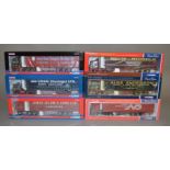 6 Corgi 1:50 scale diecast truck models, all are Limited Editions (6).