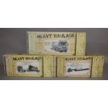 3 Corgi Heavy Haulage lorries 1:50 scale all are limited edition (3).