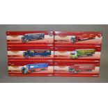 6 Corgi 1:50 scale diecast truck models, all are Limited Edition from the Hauliers Of Renown