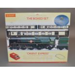 OO Gauge. A boxed R.1038 'Orient Express' train set containing a BR 4-6-2 'U.S. Lines' Merchant Navy