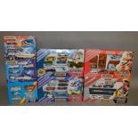 7 Matchbox model Gift Sets from their 'Action Packs' range, all in window box packaging, including