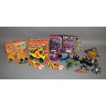 A mixed lot which includes;  2 boxed Monster High dolls, 2 boxed Crash Test Dummies; Crash Cab and