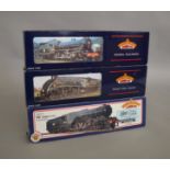OO Gauge. 3 Bachmann Locomotives, 31-556 V2 3650 LNER Wartime Black, 31-712 B1 61000 'Springbok'