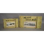 2 Corgi Heavy Haulage lorries 1:50 scale both are limited edition (2).