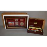 Matchbox framed limited edition Preston Tramcar also included in this lot is 6 models of