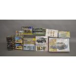 19 boxed Military related Model Kits by Zvezda, Italeri, Heller and others including an ESCI/ERTL