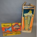 4  boxed Corgi Accessories including Corgi Rockets 'Skypark' and New Super Track #1963 together with