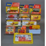 4 boxed Dinky Toys, #381, #410, #432 Foden Tipping Lorry and #978 Refuse Wagon, whilst models