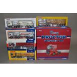 6 Corgi 1:50 scale diecast truck models, all are Limited Editions (6).