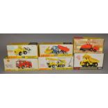 6 boxed Dinky Toys, 285 Merryweather Fire Engine, 439 Ford Snow Plough, 970 Jones Fleetmaster Crane,