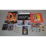 A James Bond 007 illuminated sign together with a mixed group of James Bond 007 related items