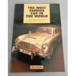 James Bond 007 book "The Most Famous Car In The World" by Dave Worrall, this copy is signed by
