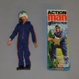 Action Man Helicopter Pilot action figure by Palitoy, comes in original box and is fully complete (