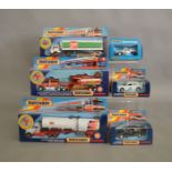 6 Matchbox models from the 'SuperKings' range, in various styles of window box packaging,
