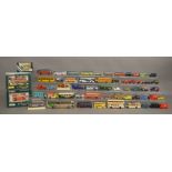 A large quantity of mainly diecast buses by Corgi and Dinky, this lot also includes 2 boxed buses