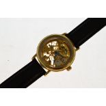 A gents Stuhrling mechanical skeleton wristwatch, st-93202, excellent overall condition (as new),