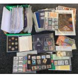 A boxed quantity of approx sixty first day covers, approx ten coin covers (some silver) &