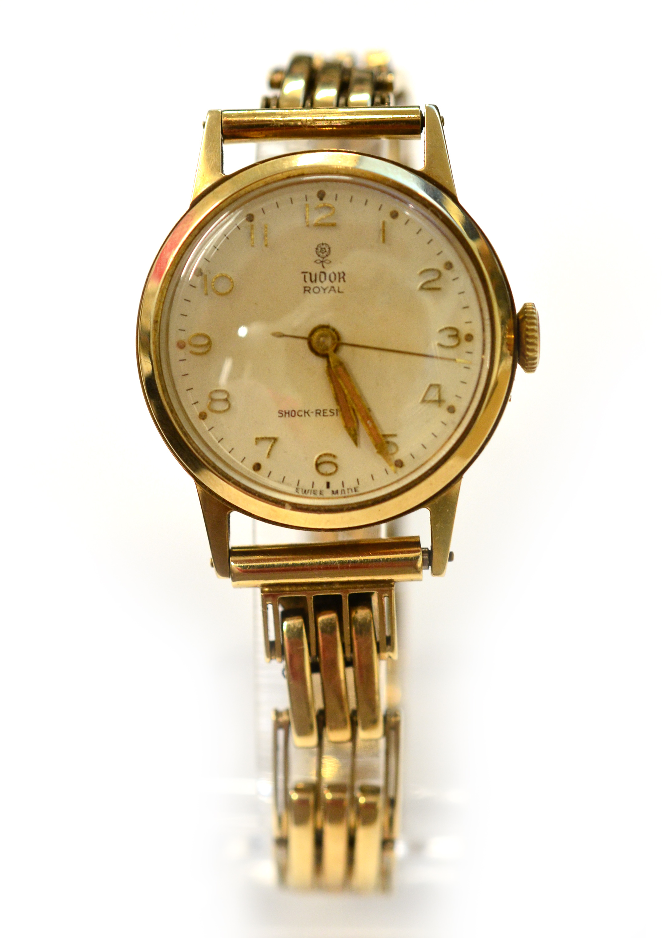 TUDOR - A 1950's 9ct gentleman's Tudor Royal mechanical wristwatch H/M Birmingham 1953, the - Image 2 of 2