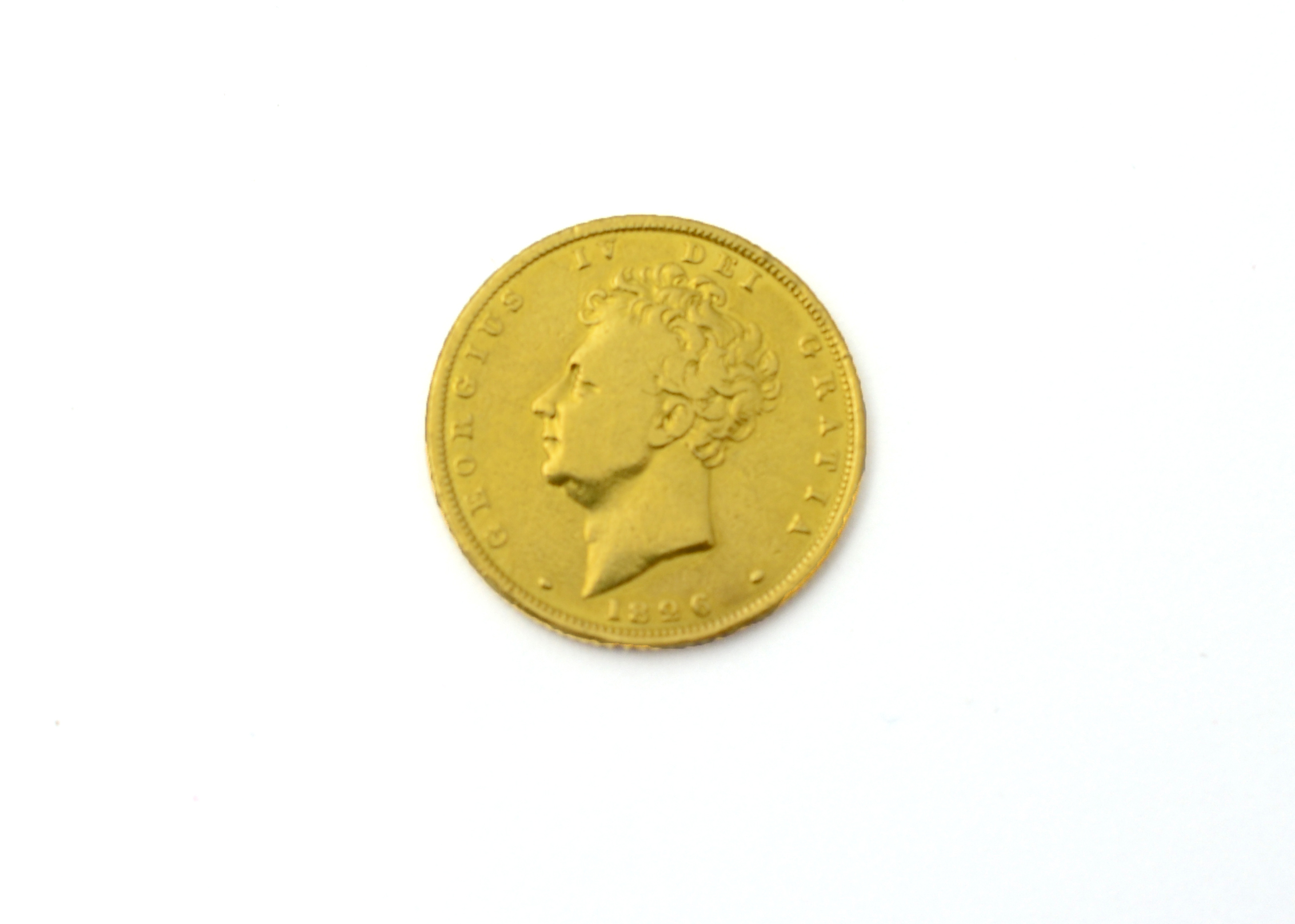 An 1826 full sovereign - condition VF (ex mount) - Image 2 of 2