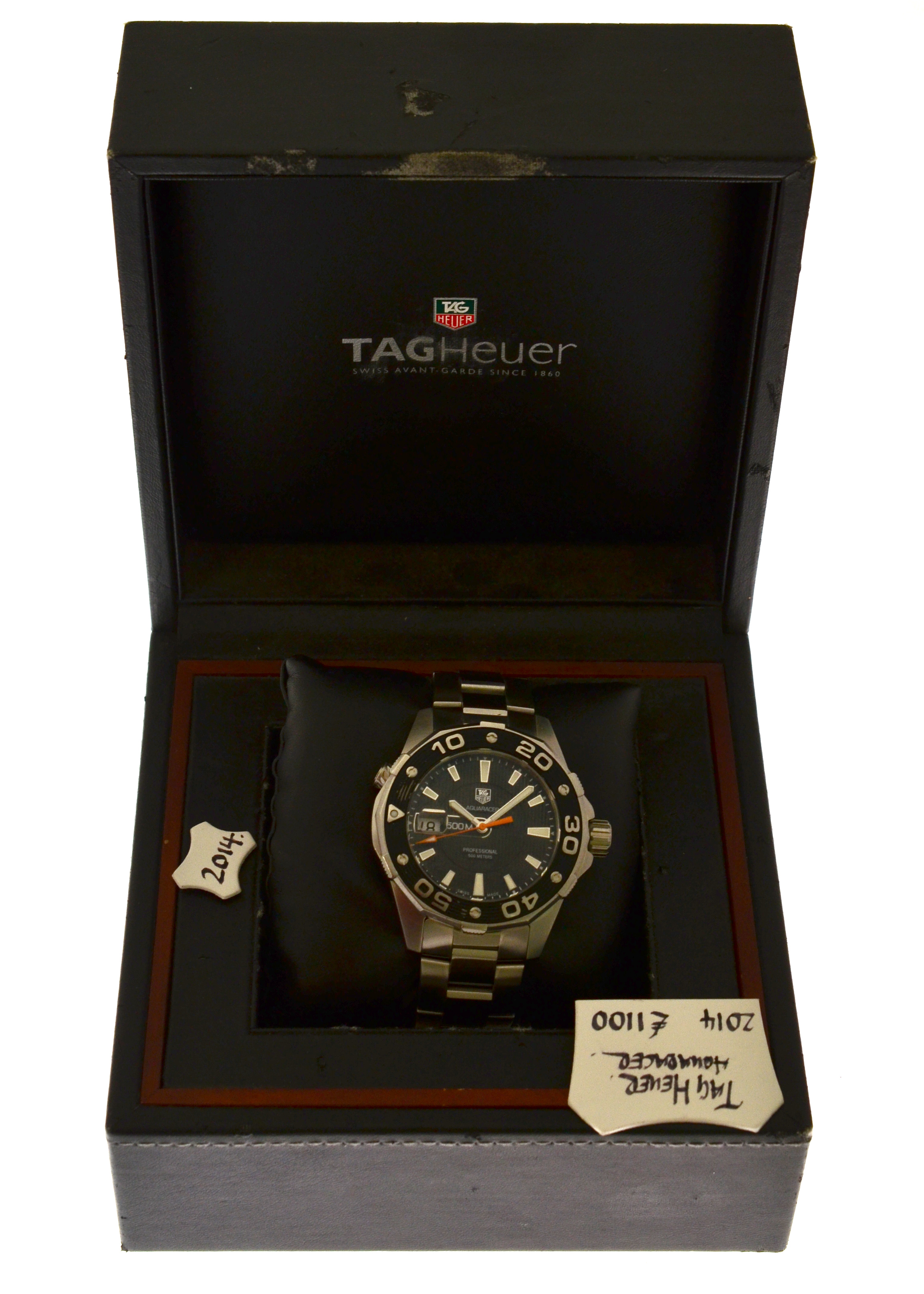 TAG HEUER - A gents stainless steel quartz Tag Heuer Aquaracer professional 500m wristwatch, model - Image 2 of 2