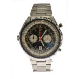 BREITLING - A gentleman's Breitling Navitimer Chrono-Matic Chronograph Automatic Stainless Steel