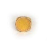 A Victorian young head full sovereign 9ct H/M ring, size W, approx gross weight 39gms
