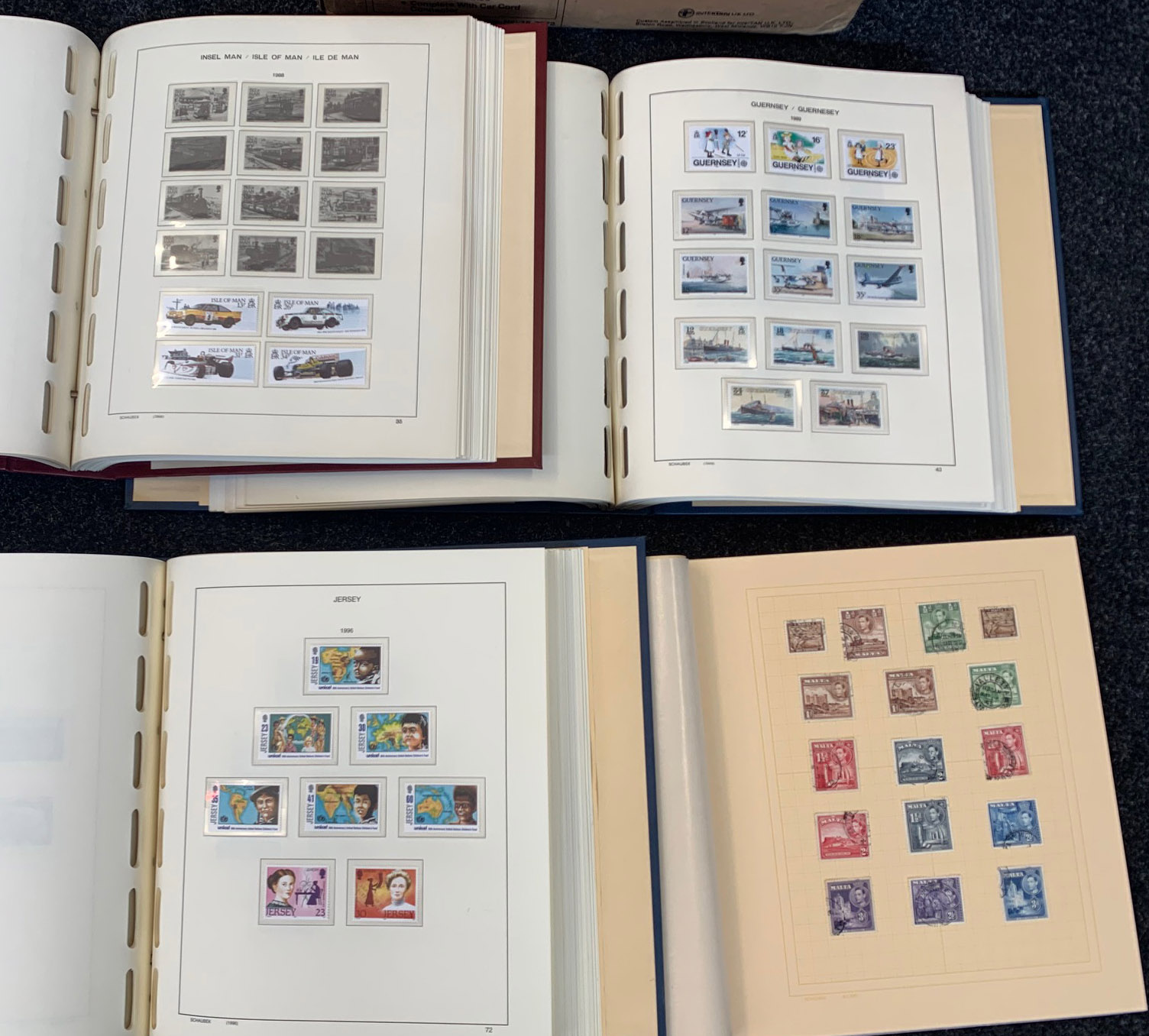 5 Sleeved Albums of Channel Isles and Commonwealth stamps - not complete but a good basis for a coll - Image 2 of 2