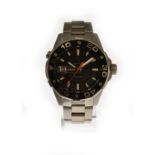 TAG HEUER - A gents stainless steel quartz Tag Heuer Aquaracer professional 500m wristwatch, model