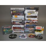 50 cased PC CD-ROM Games including 'Shogun Total War' and 'Company of Heroes' etc. together with '