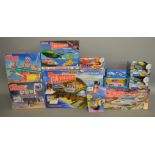 11 boxed and carded Gerry Anderson 'Thunderbirds' and 'Stingray' tv related toys,  including diecast
