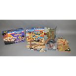2 boxed Micro Machines sets, which includes; Wolf Ridge Battleground and Battle Tank, this lot