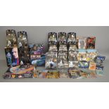 A large quantity of Star Trek items,mainly figures in original packaging. This lot is contained over