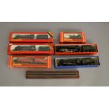 OO Gauge. 4 boxed Hornby Locomotives, R.150 L&Y 0-4-0 ST, R.369 BR Class 37 Diesel, R.761 GWR Hall